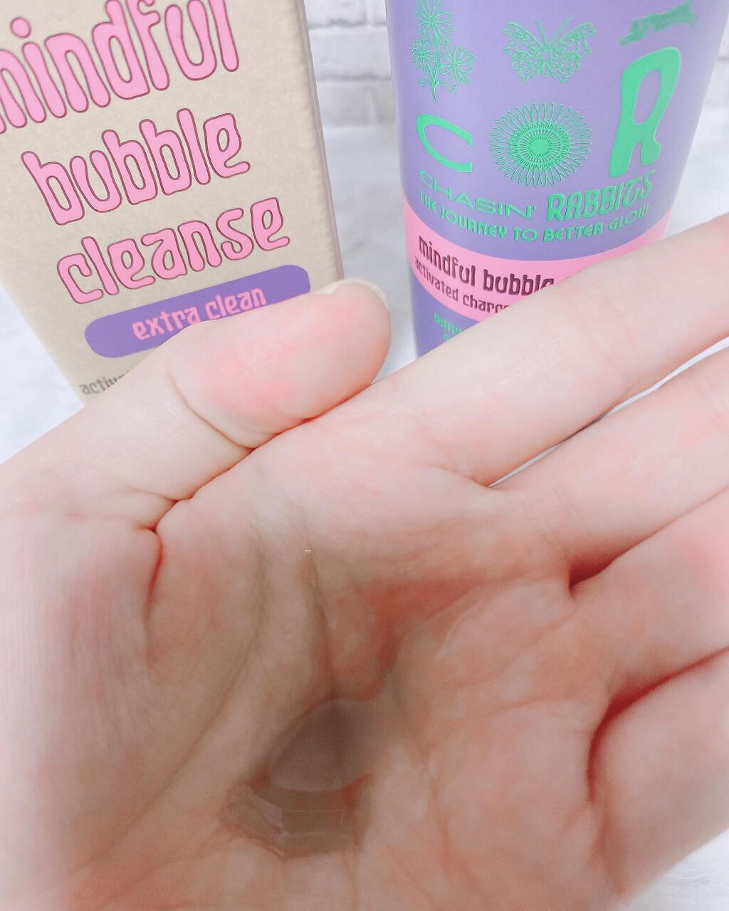 Mindful Bubble Cleanse/CHASIN'RABBITS/その他洗顔料を使ったクチコミ(3枚目)