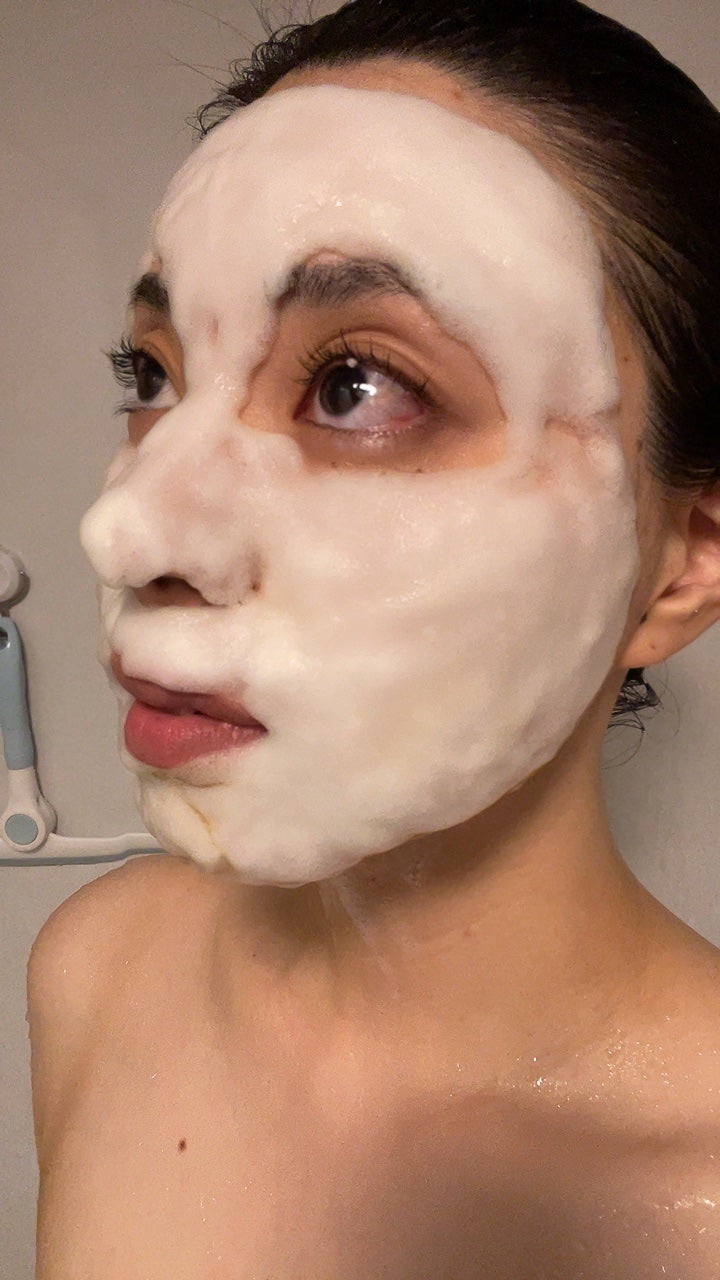 スパークリングセラムパック【YELLOW】/AKAHA/シートマスク・パックを使ったクチコミ(5枚目)