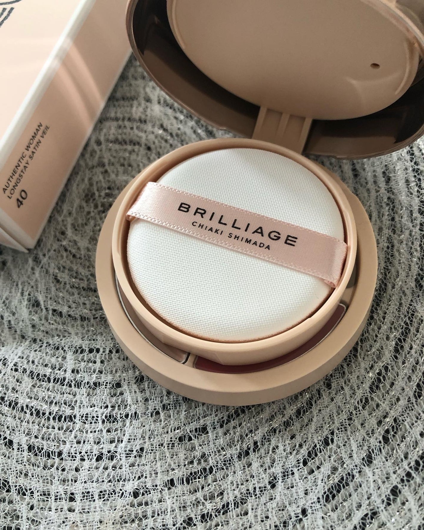 パウダリーファンデーション オーセンティックウーマン ダズリング スキン/ブリリアージュ/パウダーファンデーションを使ったクチコミ(4枚目)
