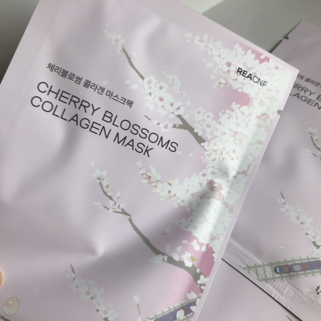 チェリーブロッサム コラーゲンマスク/REACNF/シートマスク・パックを使ったクチコミ（2枚目）