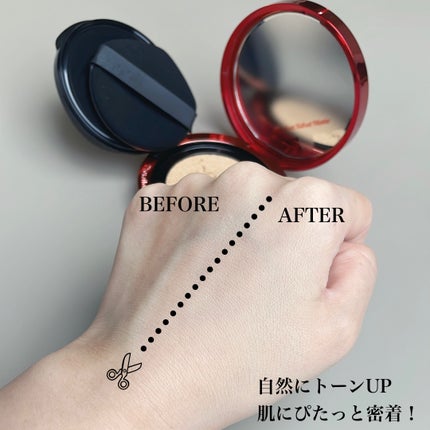 プロテーラービーベルベットカバークッション/espoir/クッションファンデーションを使ったクチコミ(5枚目)