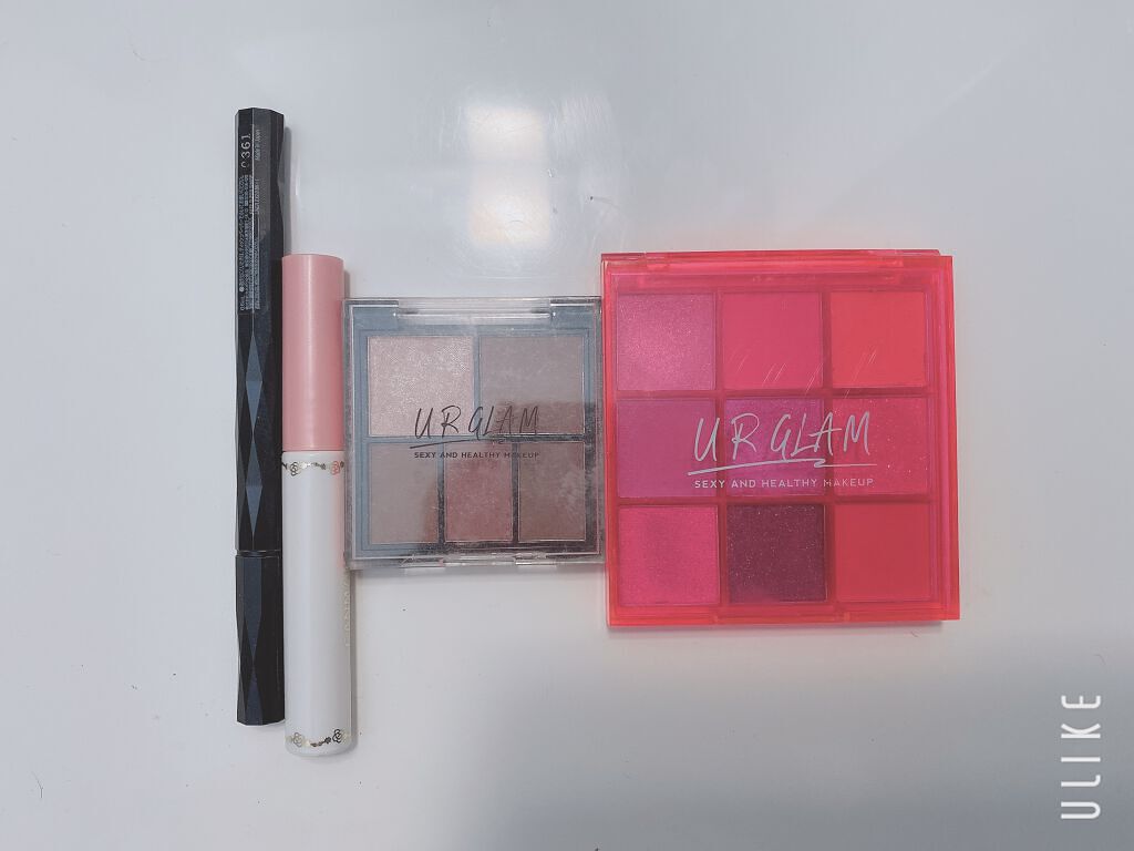 UR GLAM　BLOOMING EYE COLOR PALETTE/U R GLAM/アイシャドウパレットを使ったクチコミ（1枚目）