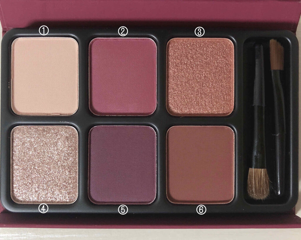 アイカラーパレット/heme/アイシャドウパレットを使ったクチコミ（2枚目）