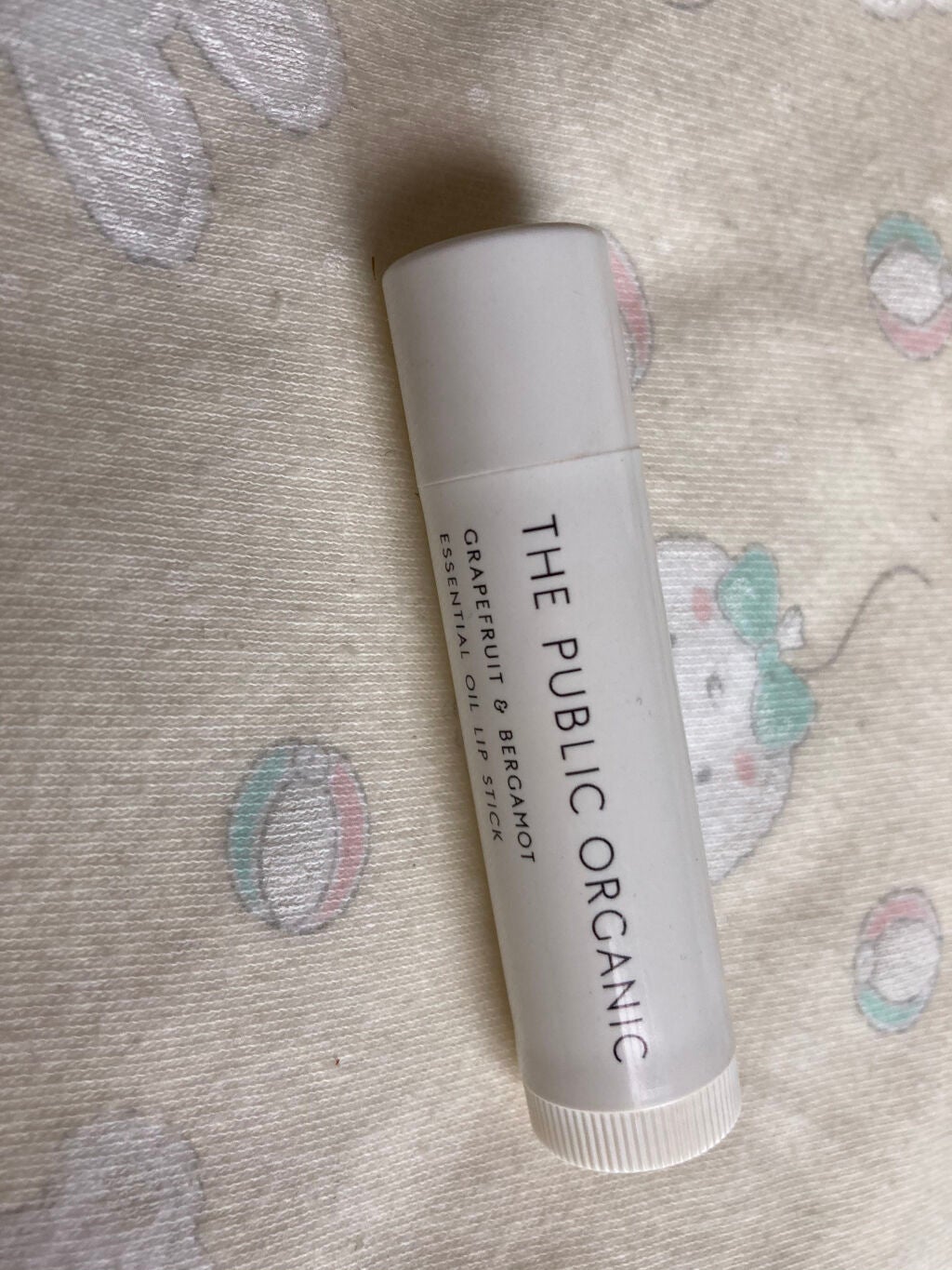 オーガニック認証 精油リップスティック スーパーポジティブ ライズ/THE PUBLIC ORGANIC/リップクリームを使ったクチコミ(1枚目)