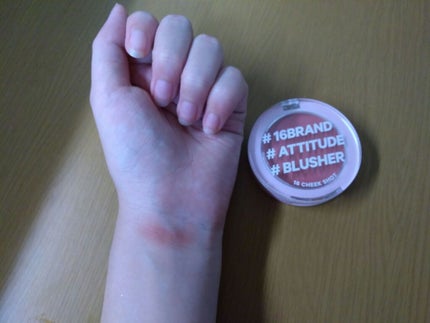 16 CHEEK SHOT/16BRAND/パウダーチークを使ったクチコミ(5枚目)