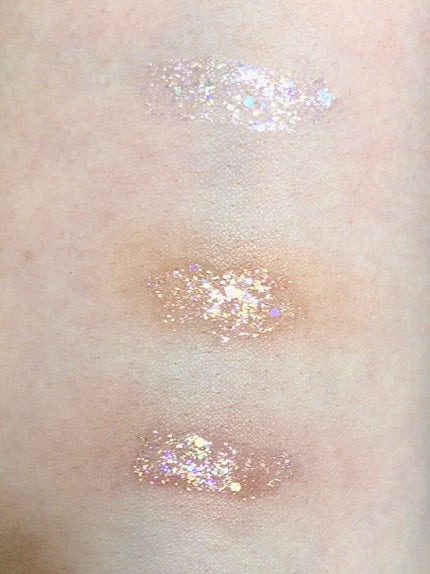 シュガー トゥインクル リキッド グリッター/PERIPERA/グリッターを使ったクチコミ(2枚目)