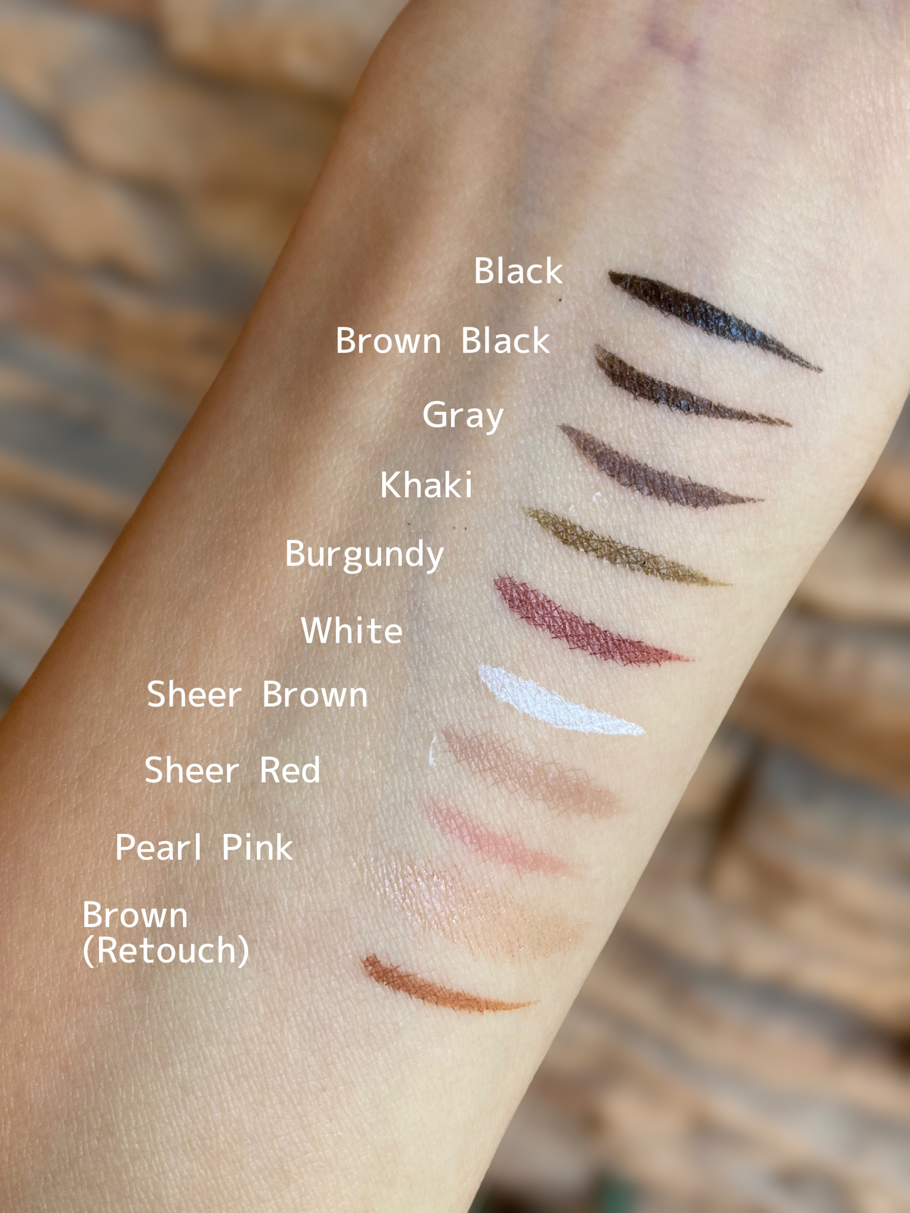 リキッドアイライナー  カーキ(Khaki)/3650/リキッドアイライナーを使ったクチコミ（3枚目）