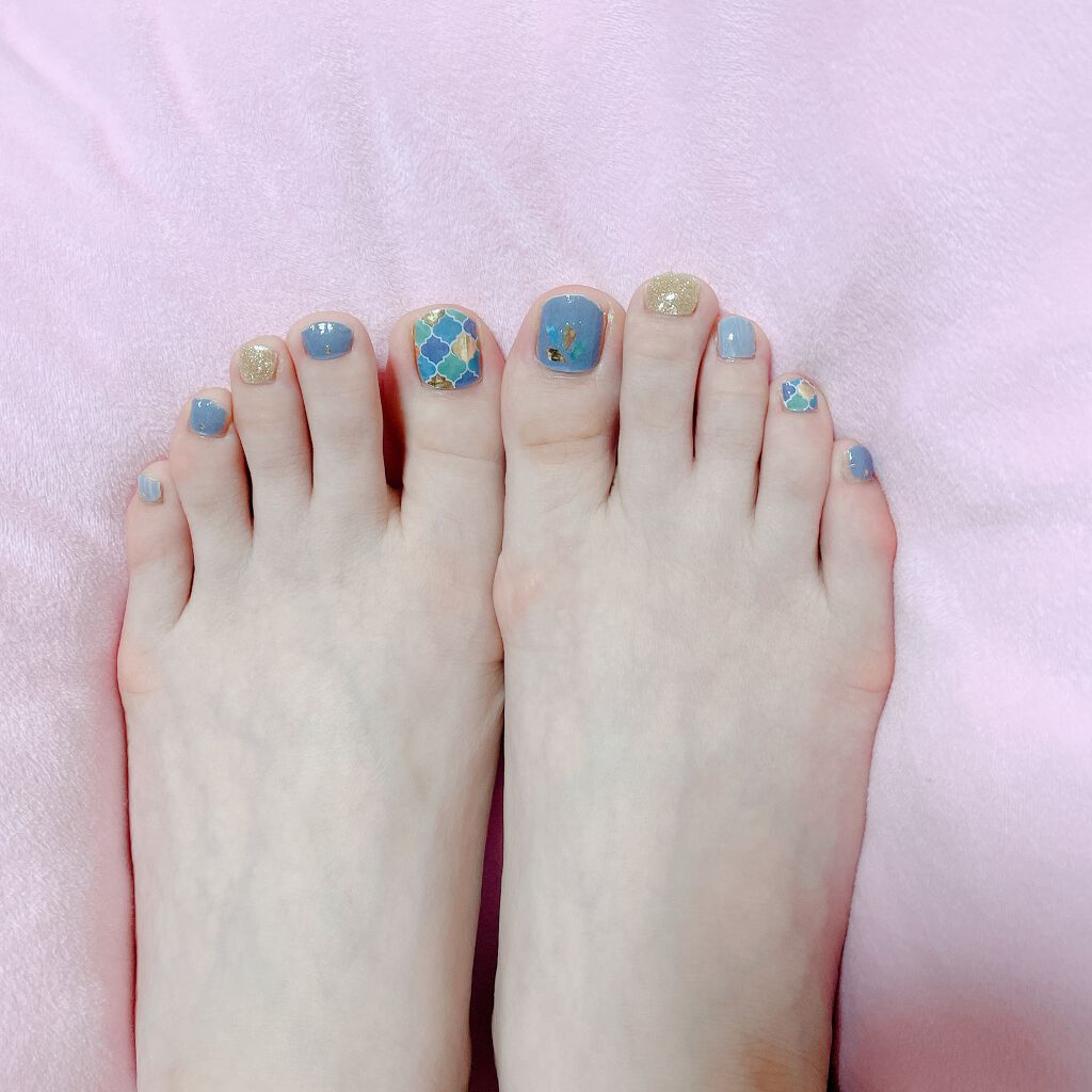 ジェルネイルシール/キャンドゥ/ネイルシールを使ったクチコミ（2枚目）