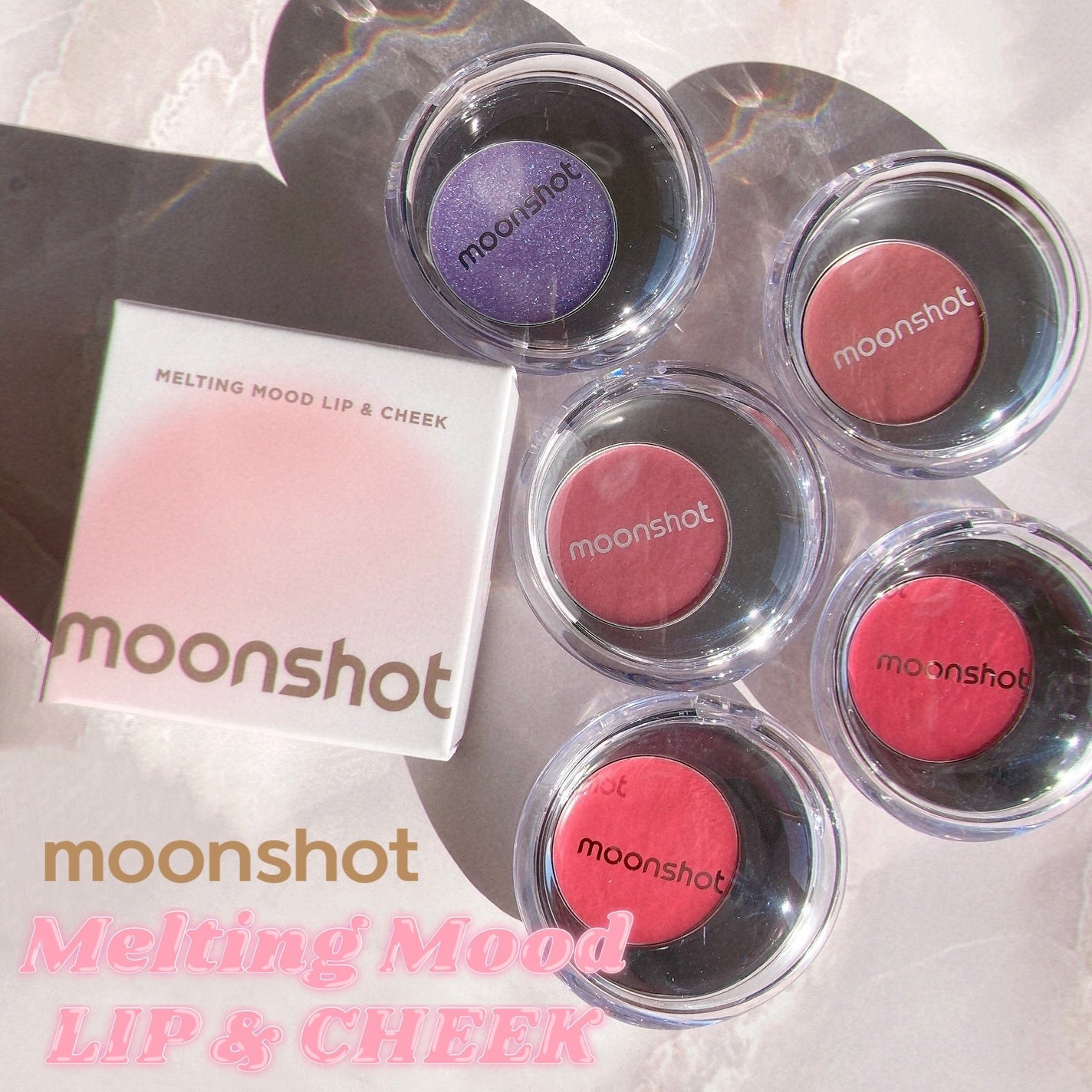 メルティングムードリップ&チーク/moonshot/ジェル・クリームチークを使ったクチコミ(1枚目)