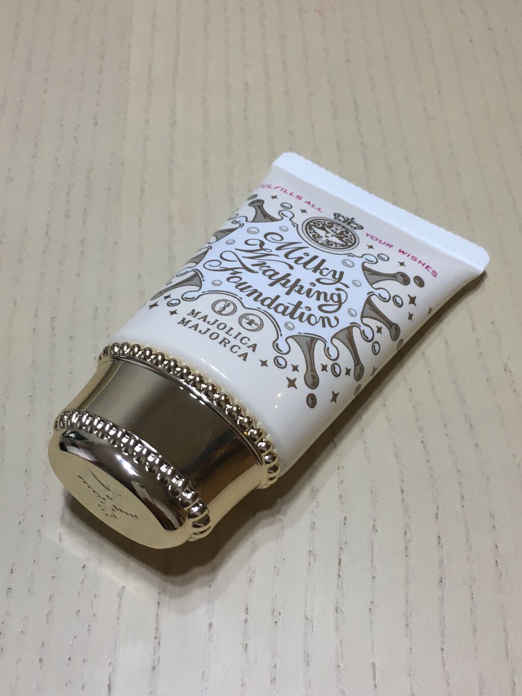 ミルキーラッピングファンデ/マジョリカ マジョルカ/リキッドファンデーションを使ったクチコミ（2枚目）