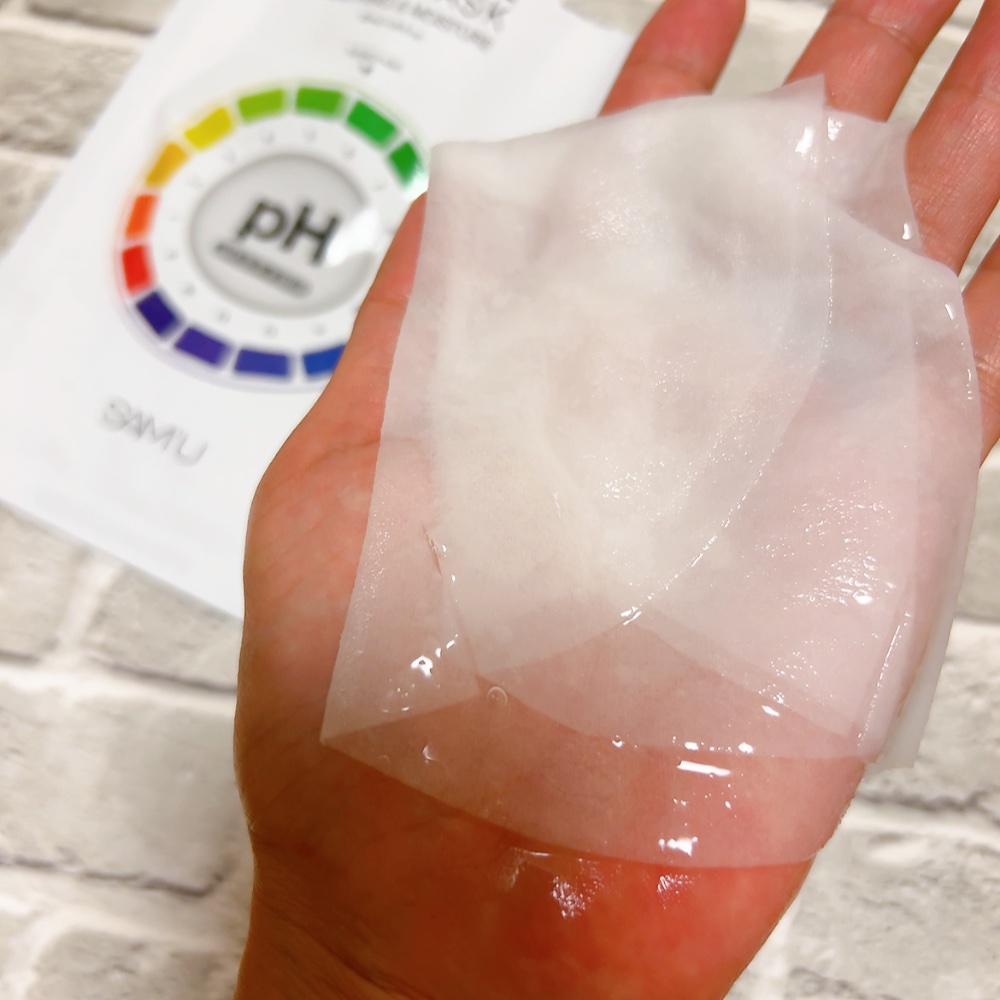 PHセンシティブマスクスージング＆モイスト/SAM'U/シートマスク・パックを使ったクチコミ（3枚目）