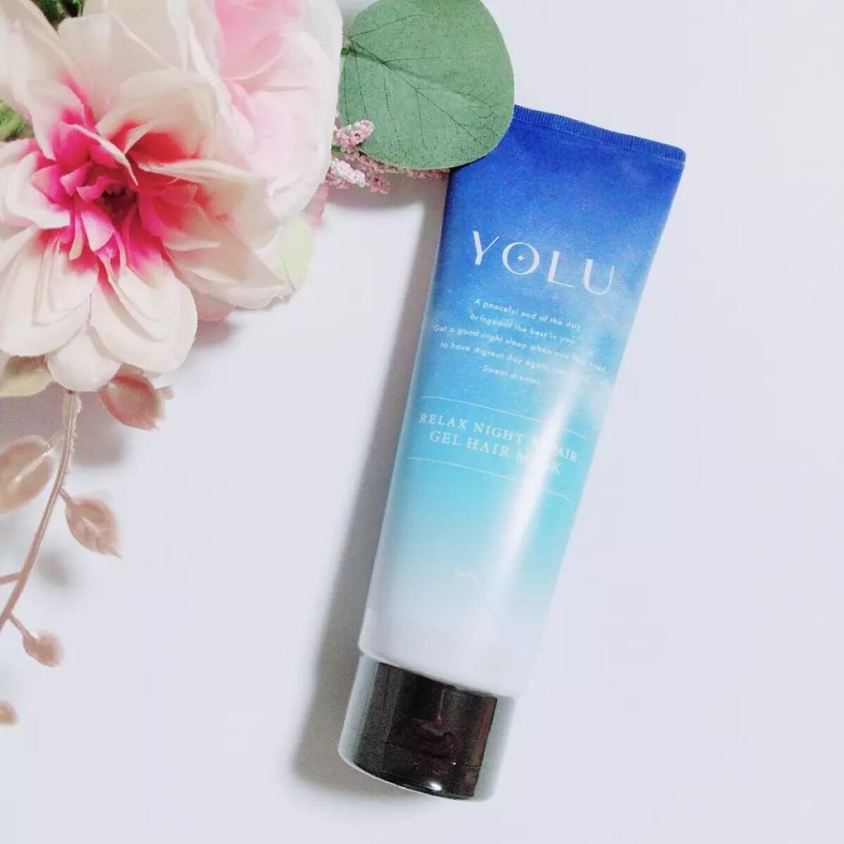 リラックスナイトリペアジェルヘアマスク/YOLU/ヘアマスク・ヘアパックを使ったクチコミ(1枚目)