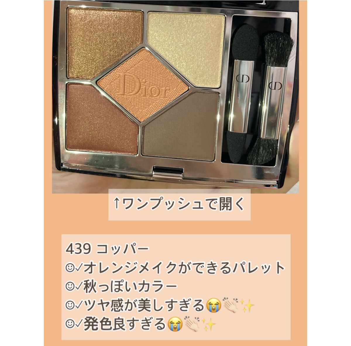 【旧】サンク クルール クチュール/Dior/アイシャドウパレットを使ったクチコミ（2枚目）