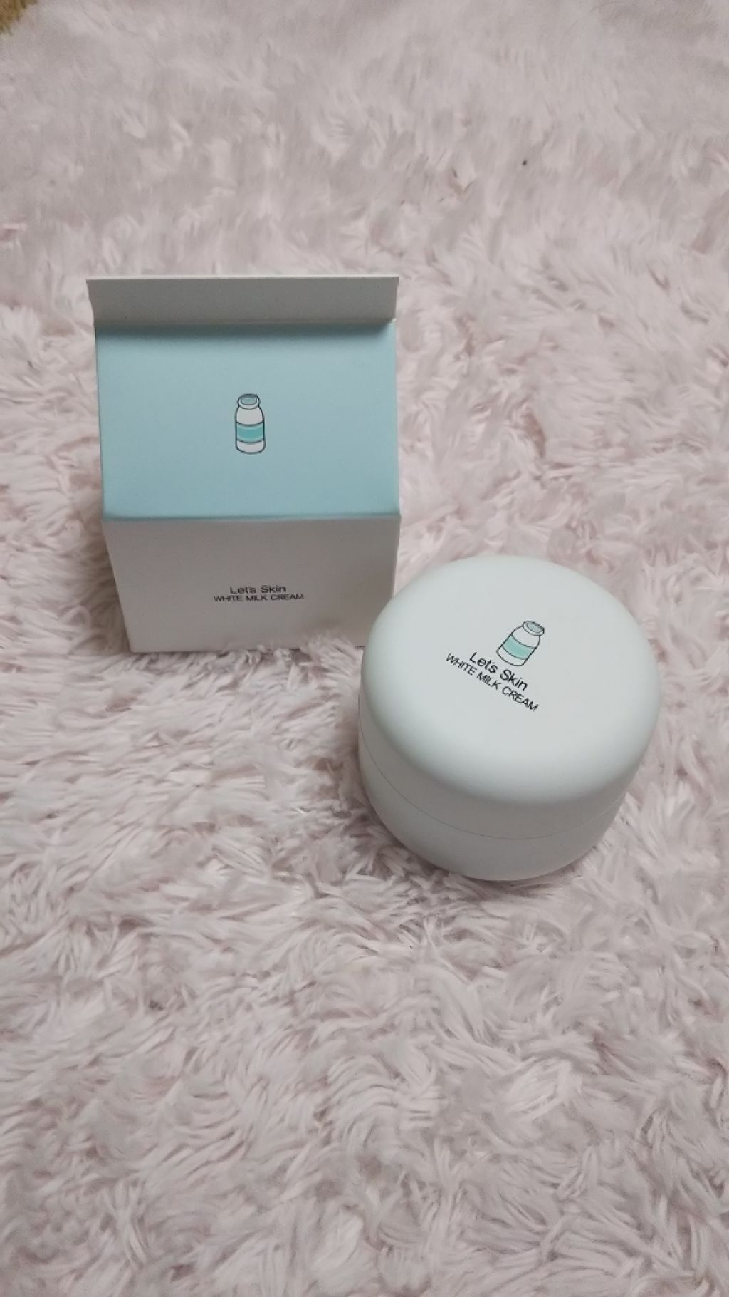 レッツスキン ホワイト ミルククリーム/SHINBEE JAPAN /フェイスクリームを使ったクチコミ（1枚目）