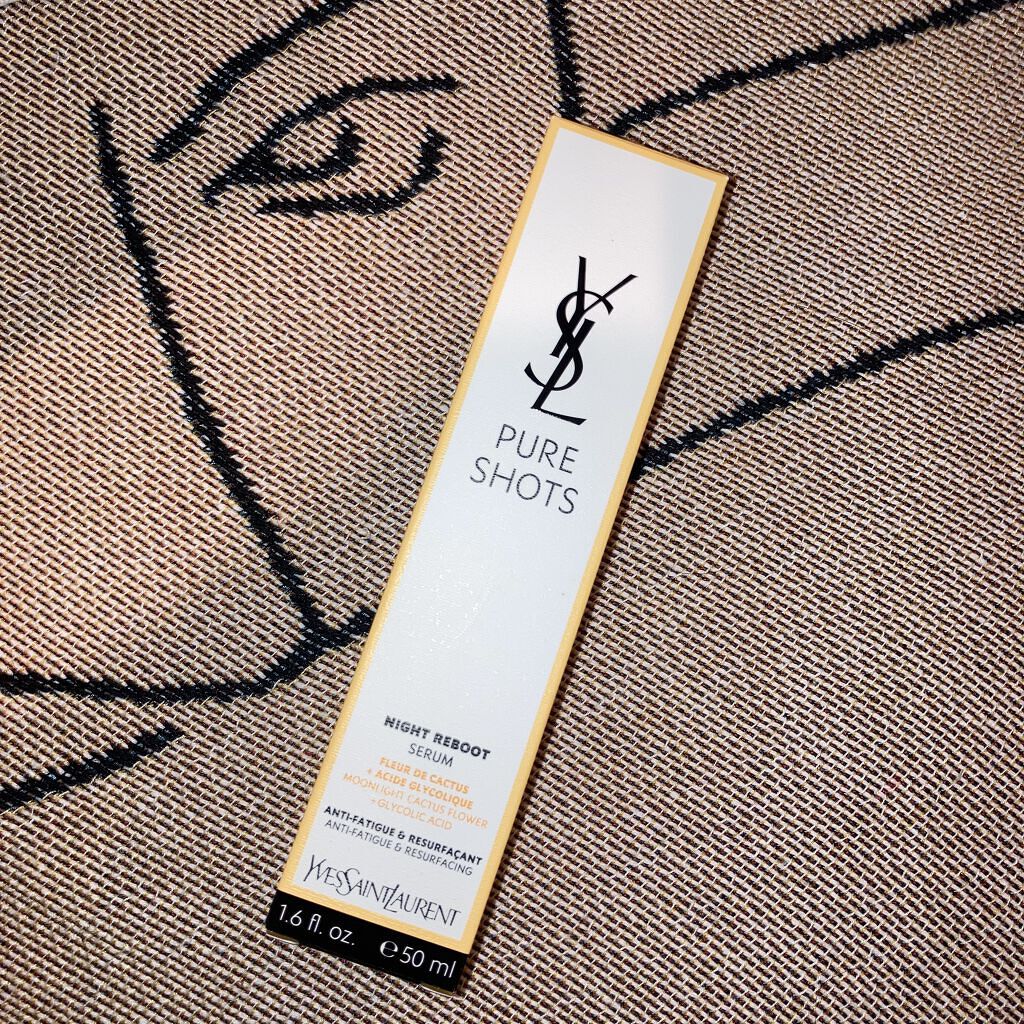 ピュアショット ナイト リチャージセラム/YVES SAINT LAURENT BEAUTE/美容液を使ったクチコミ（2枚目）