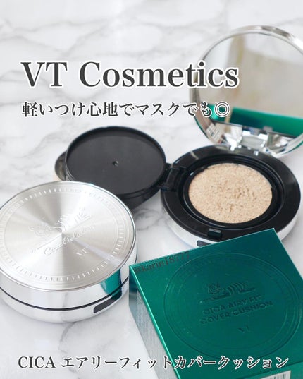 CICA エアリーフィットカバークッション/VT/クッションファンデーションを使ったクチコミ(1枚目)