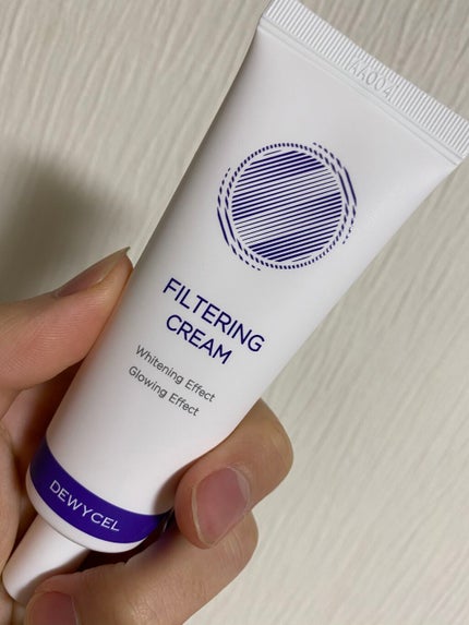 フィルタリングクリーム/DEWYCEL/日焼け止めクリームを使ったクチコミ(1枚目)