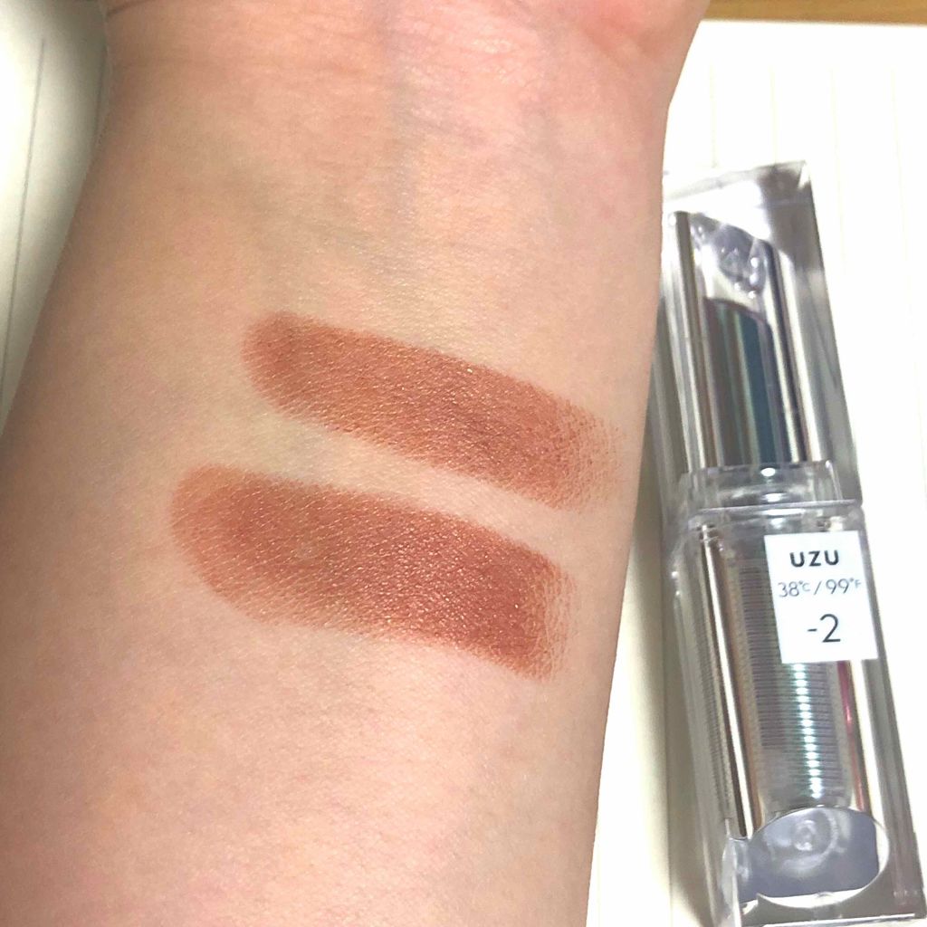  38°C / 99°F Lipstick <TOKYO>/UZU BY FLOWFUSHI/口紅を使ったクチコミ（3枚目）