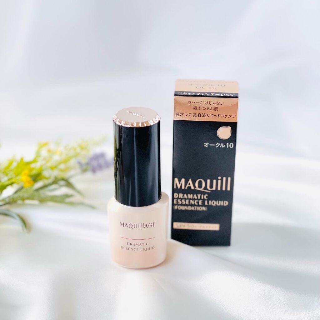 ドラマティックエッセンスリキッド/マキアージュ/リキッドファンデーションを使ったクチコミ(1枚目)