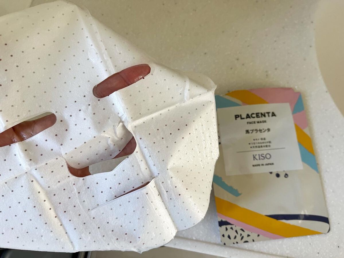 プラセンタ マスク/KISO/シートマスク・パックを使ったクチコミ（2枚目）
