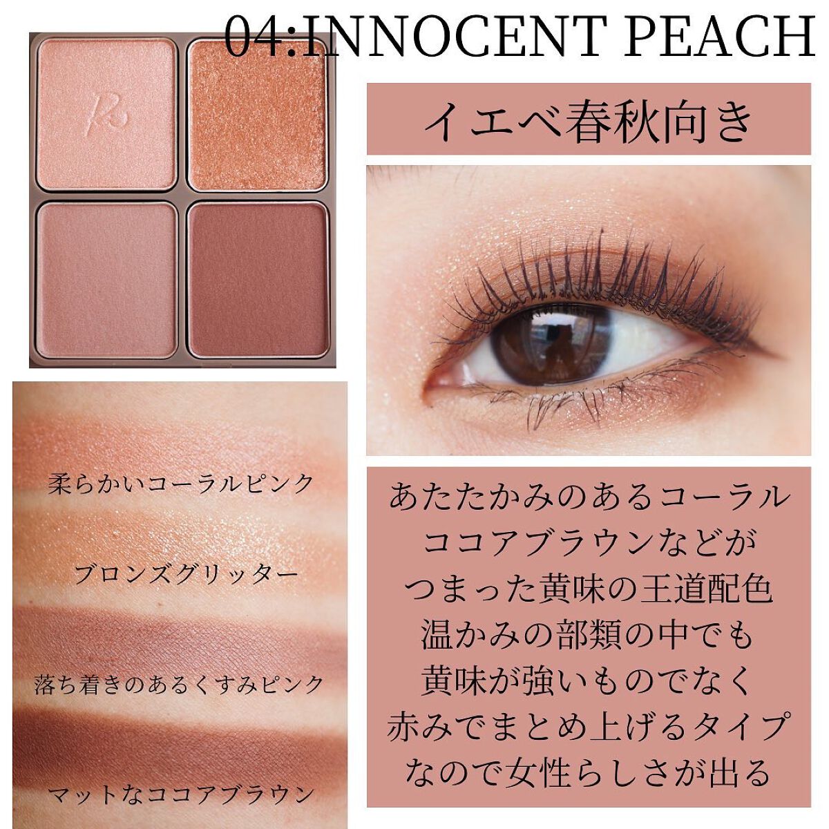 インザミラーアイパレット/Ririmew/アイシャドウパレットを使ったクチコミ(7枚目)