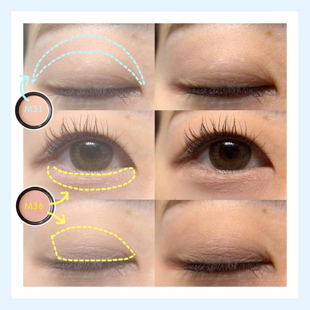 モノアイズ アイシャドウ M31/ARITAUM/単色アイシャドウを使ったクチコミ（3枚目）