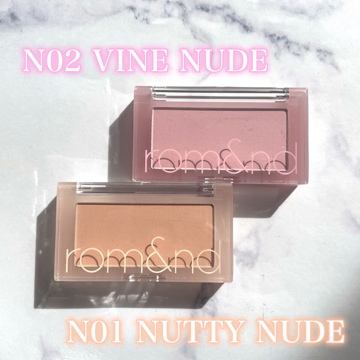 ベターザンチーク N02 VINE NUDE/rom&nd/パウダーチークを使ったクチコミ（2枚目）