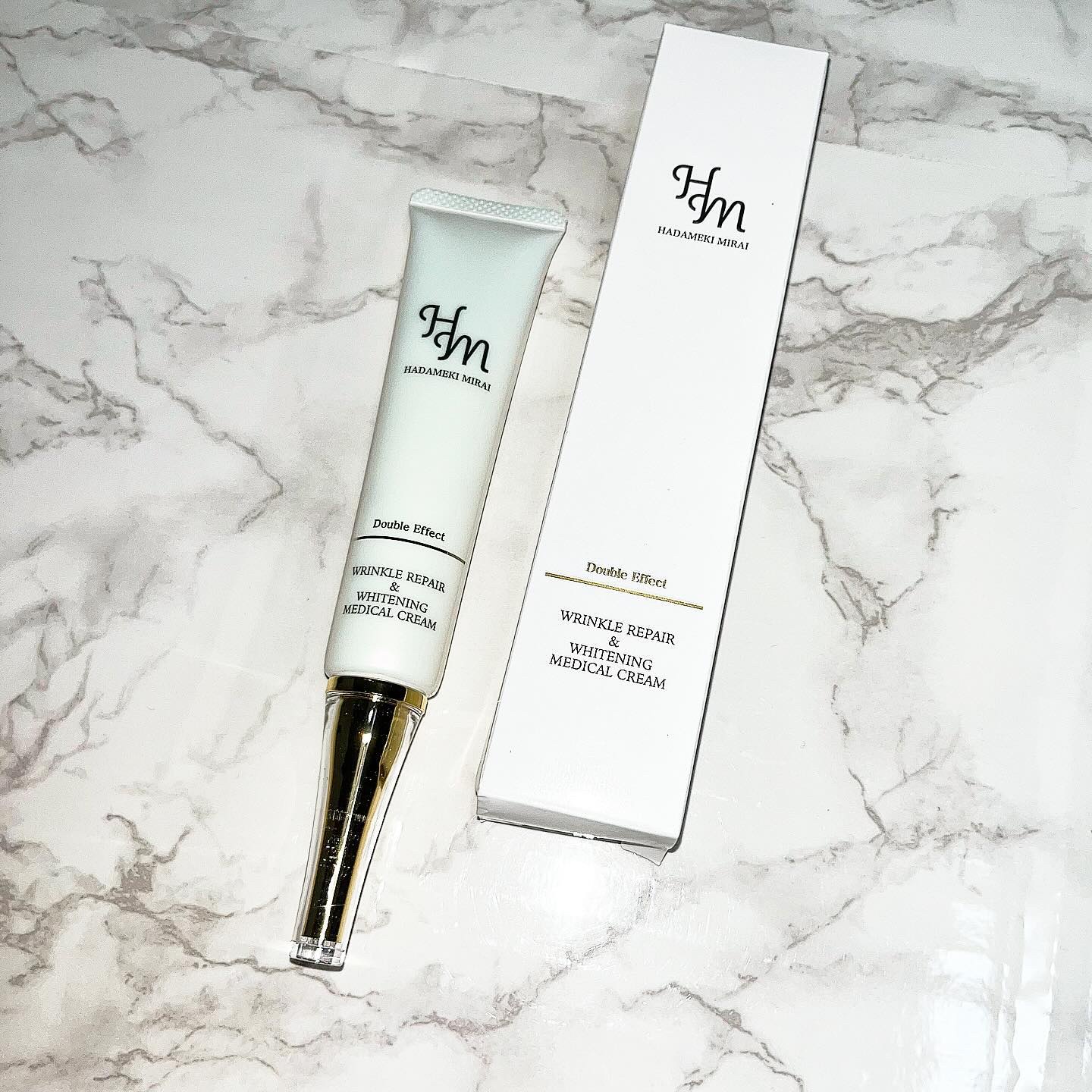 リンクルリペア&ホワイトニング メディカルクリーム/ハダメキミライ/アイケア・アイクリームを使ったクチコミ（1枚目）