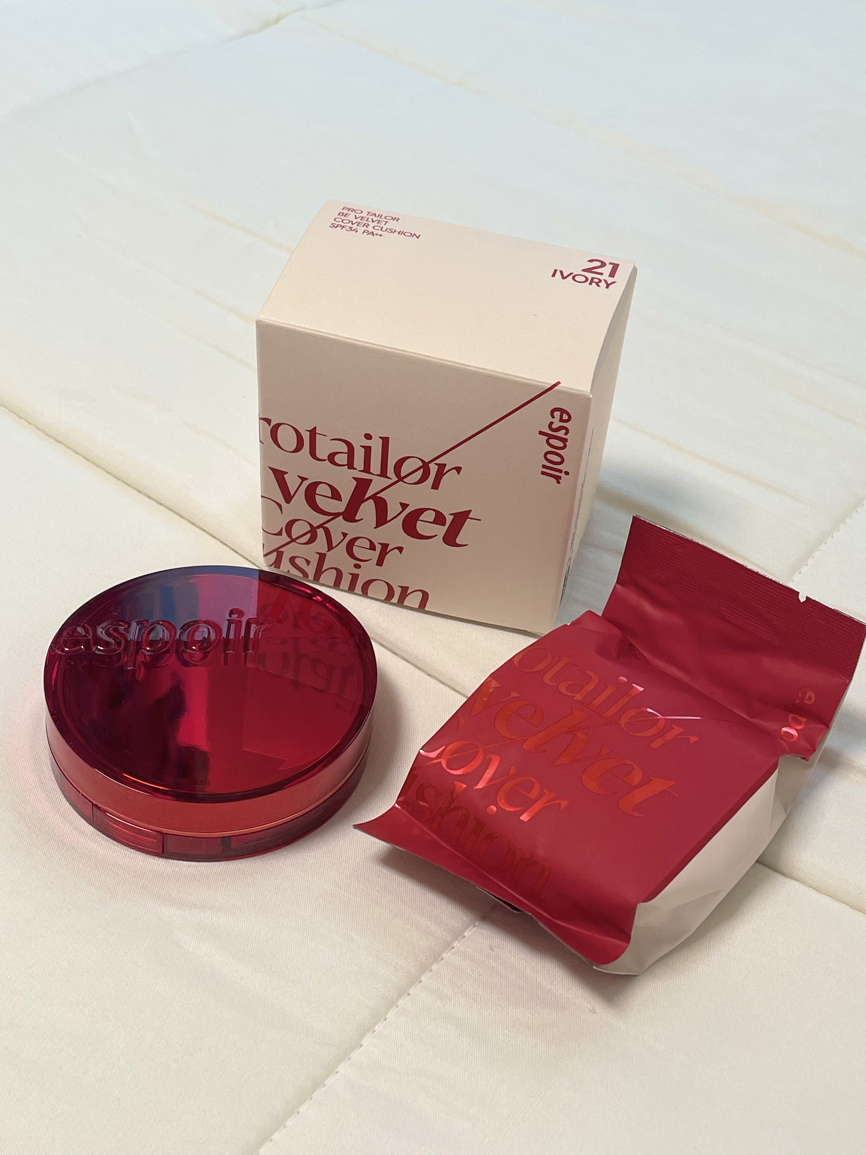 プロテーラービーベルベットカバークッション/espoir/クッションファンデーションを使ったクチコミ（1枚目）