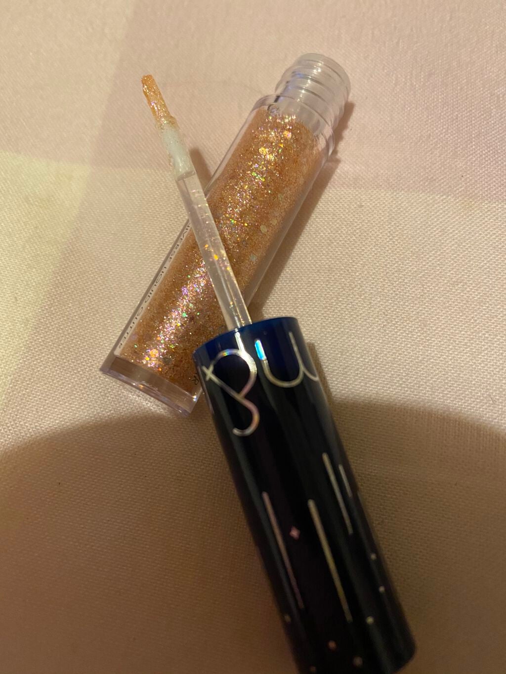 リキッド グリッター シャドウ/rom&nd/グリッターを使ったクチコミ(3枚目)