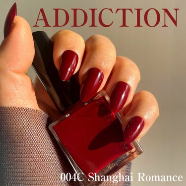 ADDICTION アディクション ザ ネイル ポリッシュ +のクチコミ「ADDICTION
アディクション ザ ネイル ポリッシュ +
004CShanghai Ro.....」（1枚目）