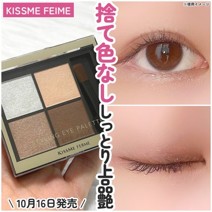 キスミー フェルム スタイリングアイパレット/キスミー フェルム/アイシャドウパレットを使ったクチコミ(1枚目)