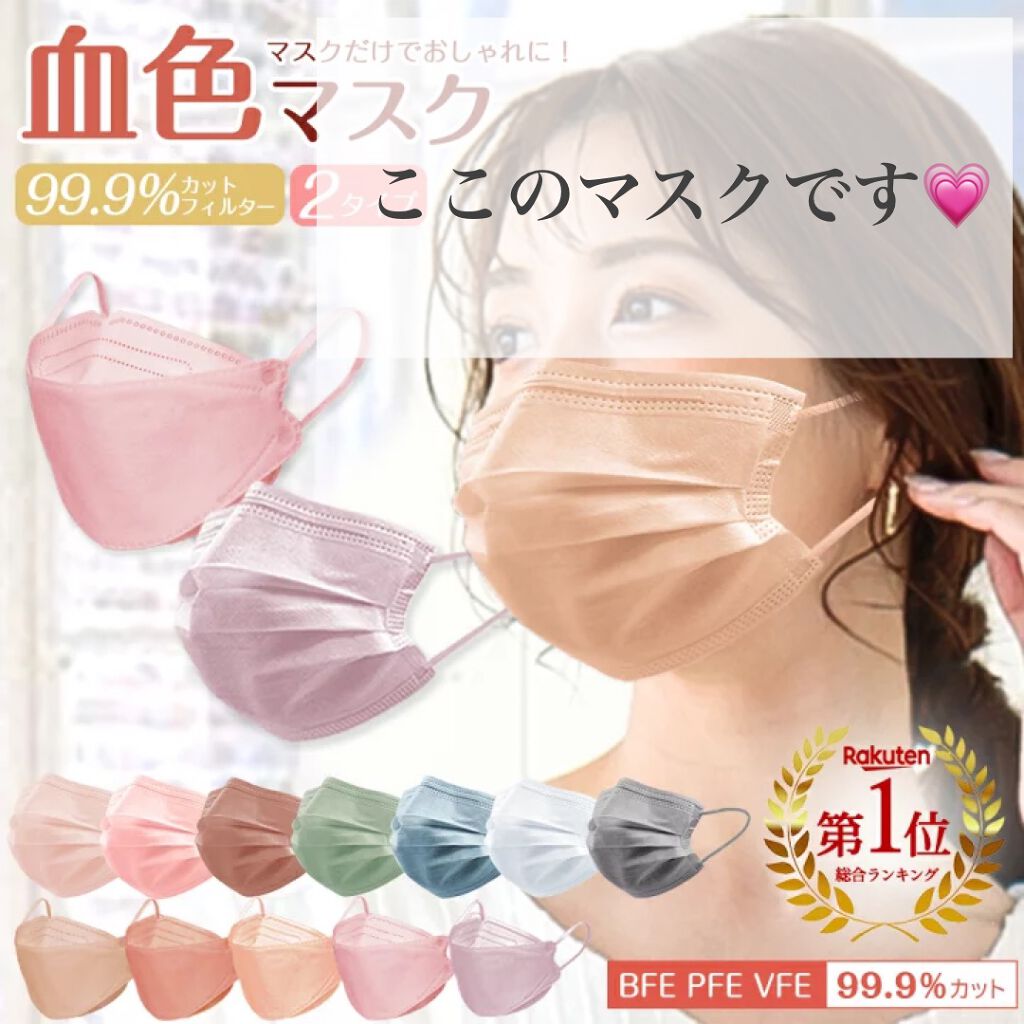 やわらかマスク 51枚入り/CICIBELLA/マスクを使ったクチコミ(4枚目)