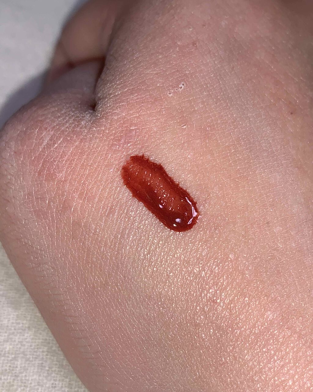 ジューシーラスティングティント/rom&nd/リップティントを使ったクチコミ（3枚目）