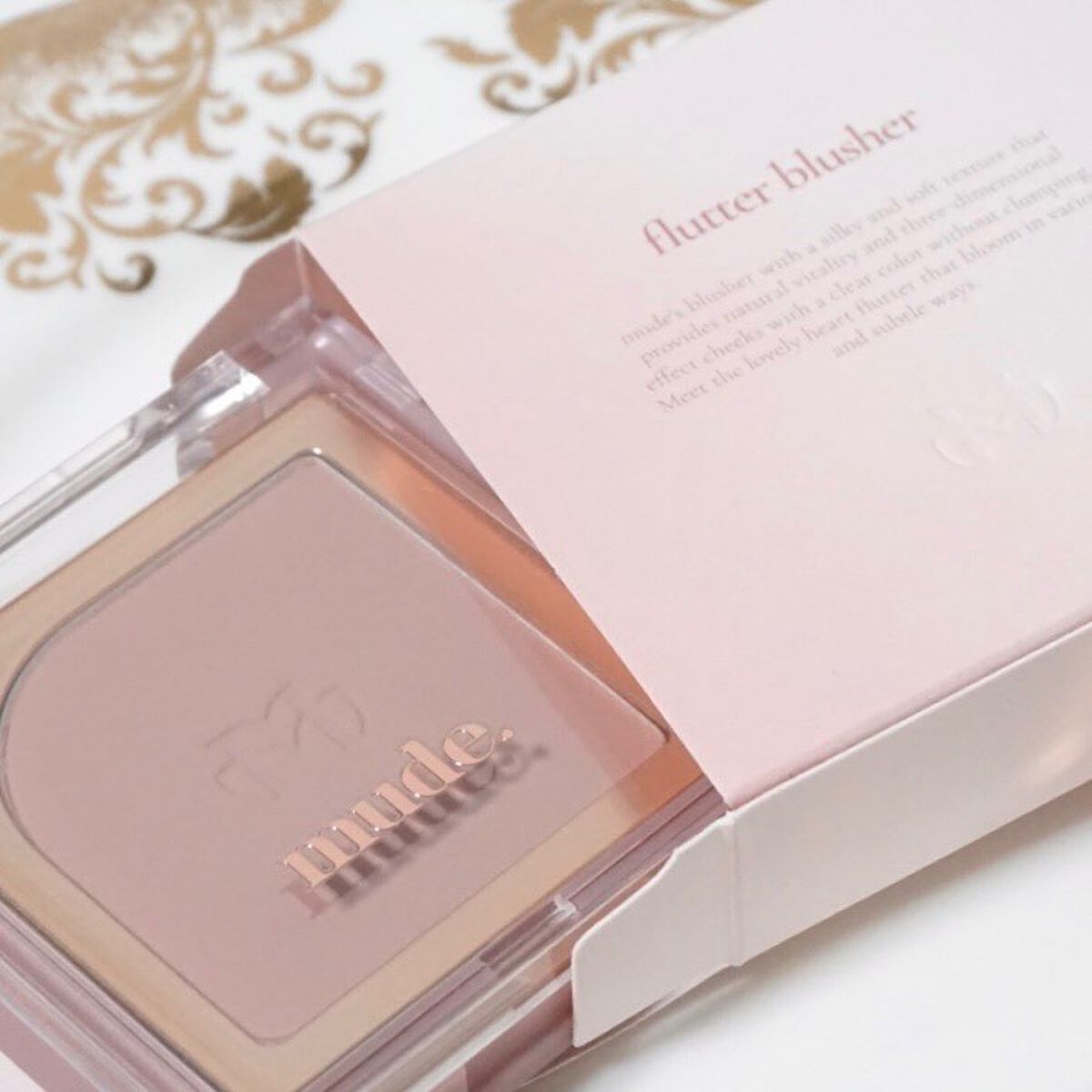 フラッターブラッシャー/mude/パウダーチークを使ったクチコミ(7枚目)