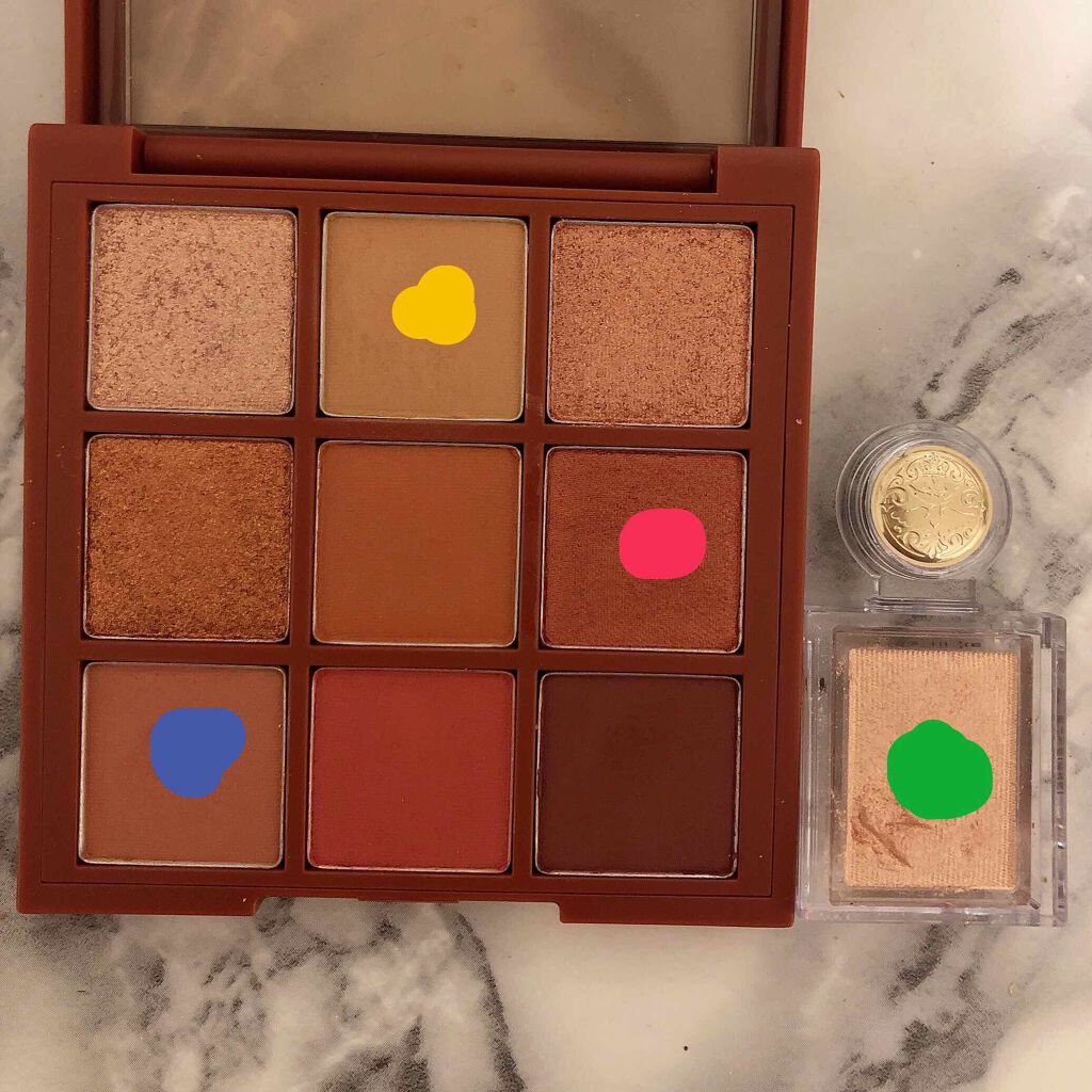 アイシャドウブラシセット/ロージーローザ/メイクブラシを使ったクチコミ(2枚目)