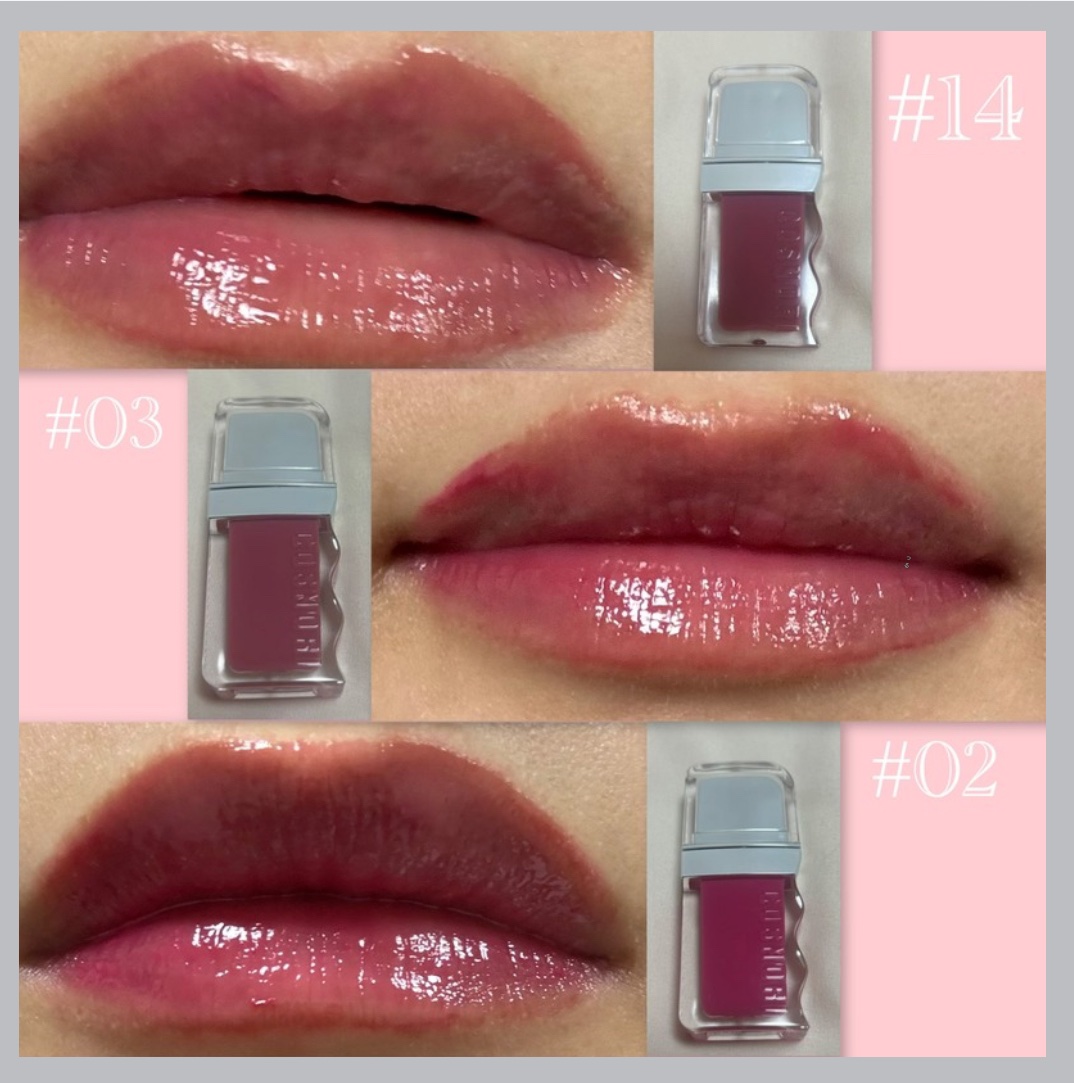 フローウェーブティント 03 グレア(Glare) /COSNORI/リップティントを使ったクチコミ（3枚目）