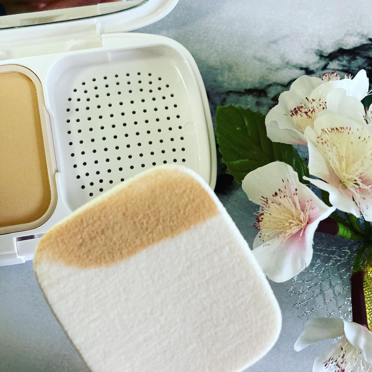 パウダーファンデーション/media luxe/パウダーファンデーションを使ったクチコミ(8枚目)