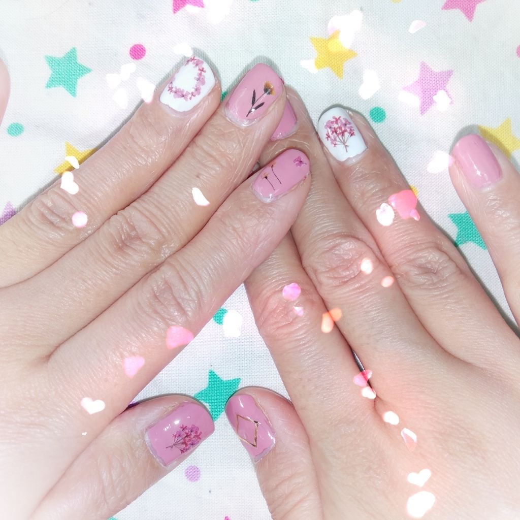 しずくネイルシール/キャンドゥ/ネイルシールを使ったクチコミ（1枚目）