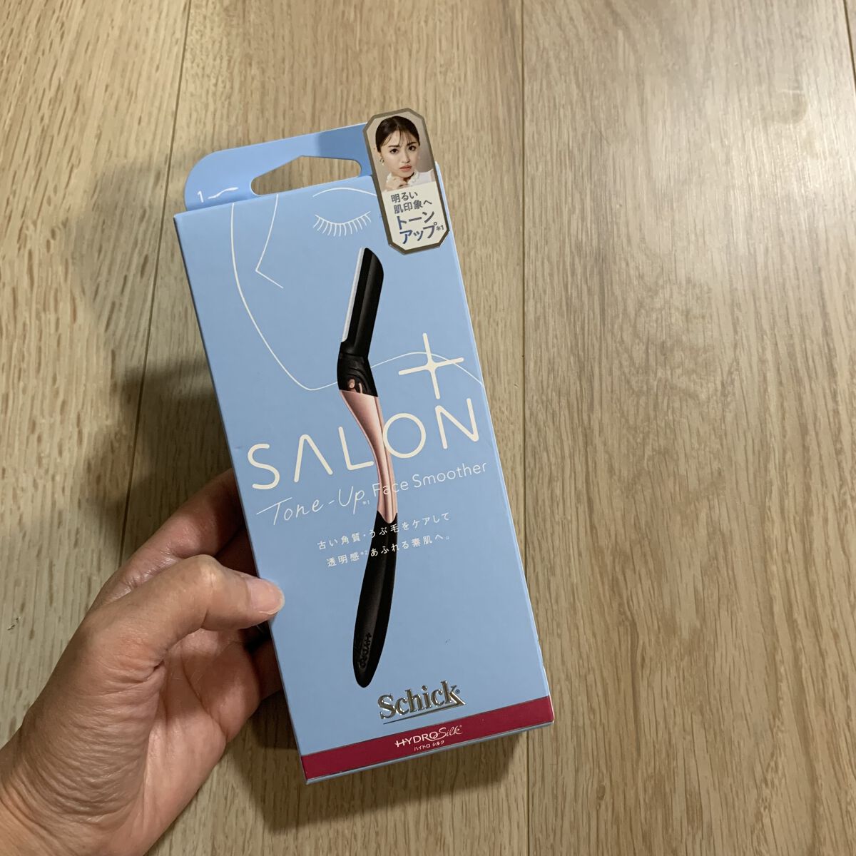サロンプラス トーンアップ フェイススムーサー ホルダー（刃付き）/サロンプラス/シェーバーを使ったクチコミ（1枚目）