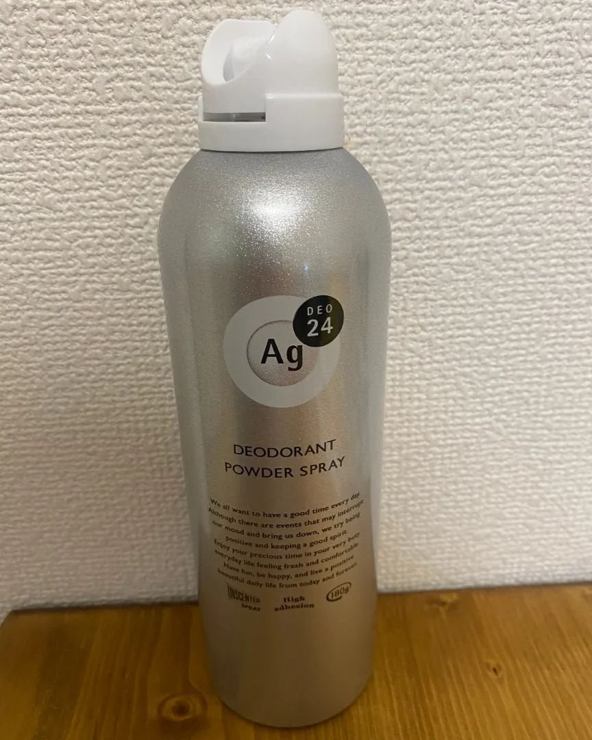 パウダースプレー (無香性)/エージーデオ24/デオドラント・制汗剤を使ったクチコミ(1枚目)
