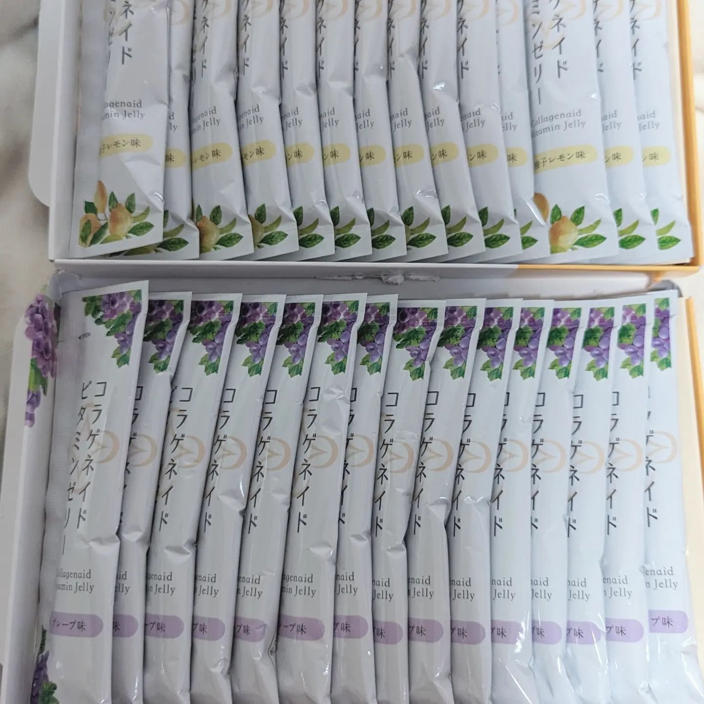 コラゲネイド ビタミンゼリー グレープ味/新田ゼラチンダイレクト/ゼリー飲料を使ったクチコミ（2枚目）