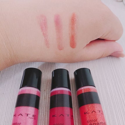 カラーエナメルグロス/KATE/リップグロスを使ったクチコミ(2枚目)