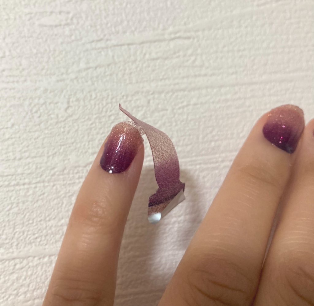 INCOCO インココ  マニキュアシート マルベリー フィズ (Mulberry Fizz) /インココ/ネイルシールを使ったクチコミ（2枚目）