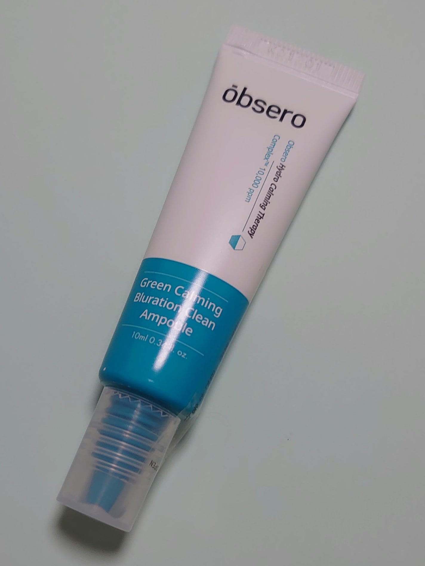 グリーンカーミングブルーレーションクリーンアンプル/obsero/美容液を使ったクチコミ(1枚目)