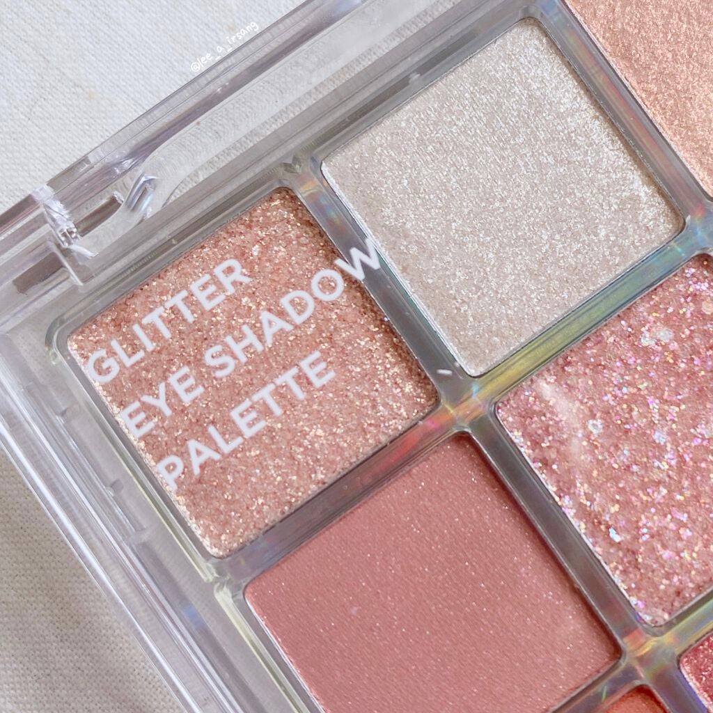 グリッターアイシャドウパレット/heimish/アイシャドウパレットを使ったクチコミ(2枚目)