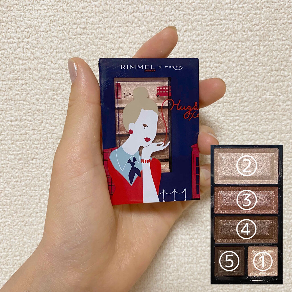 ショコラスウィート アイズ/リンメル ロンドン/アイシャドウパレットを使ったクチコミ（2枚目）