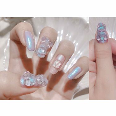 カラフルネイルズ キャンメイクを使った口コミ プチプラアイテムで クリアくまちゃんグ By Liii 代前半 Lips カラフルネイルズ キャンメイクを使った口コミ プチプラアイテムで クリアくまちゃんグ By Liii 代前半 Lips