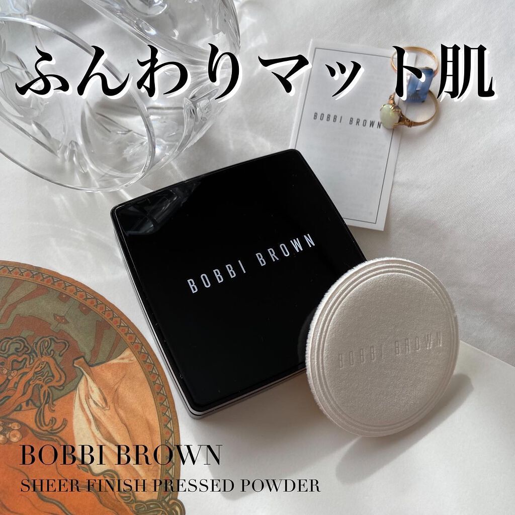 シアーフィニッシュ プレストパウダー 11 ソフトポーセリン/BOBBI BROWN/プレストパウダーを使ったクチコミ（1枚目）