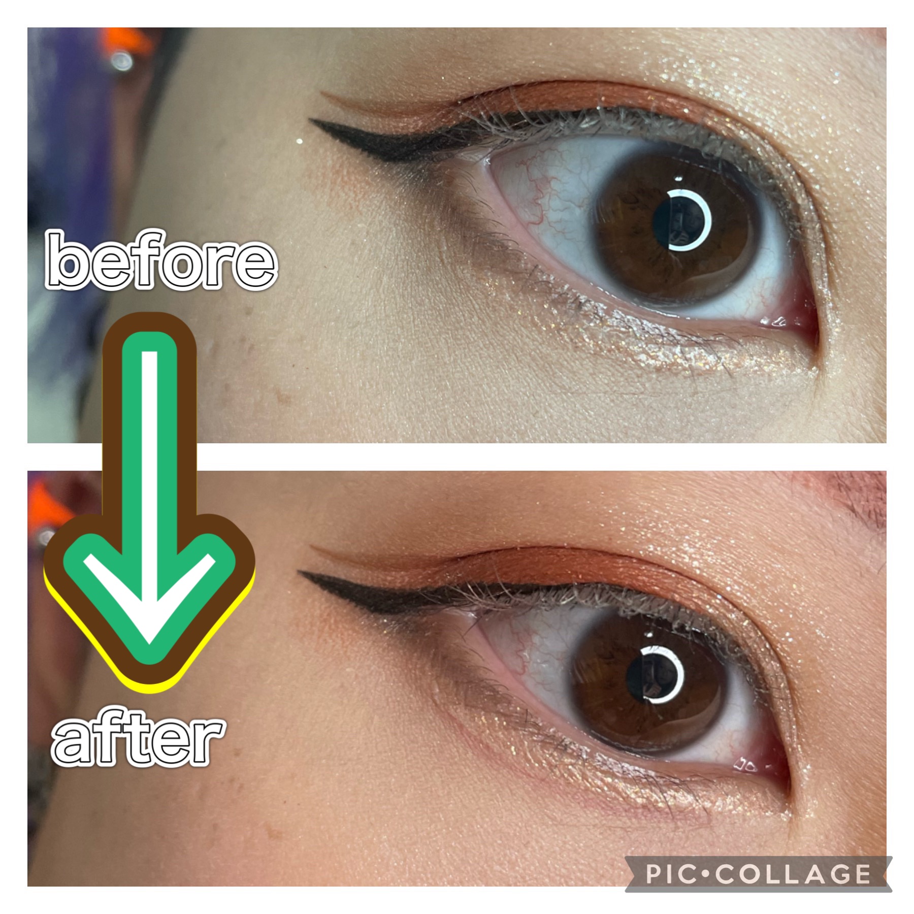 描くふたえアイライナー/CEZANNE/リキッドアイライナーを使ったクチコミ（2枚目）